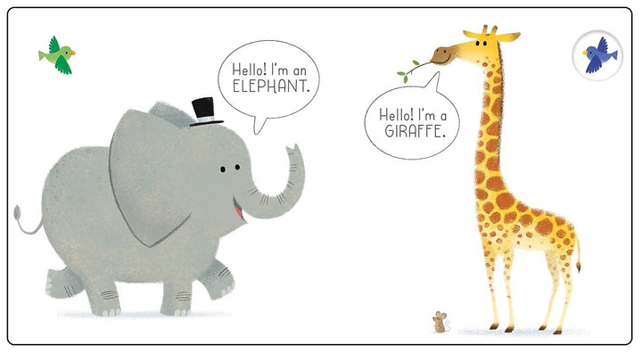 Libro Educativo De Primeros Animales Para Bebés