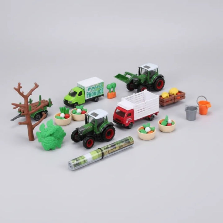 Juguete Set De Granja Con Tractor Para Niños
