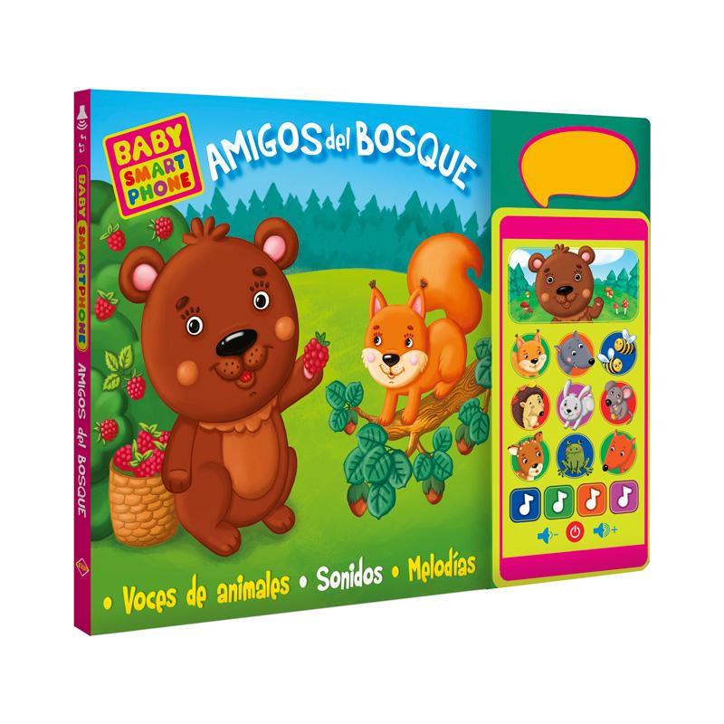 Libro Infantil Interactivo Amigos Del Bosque niños