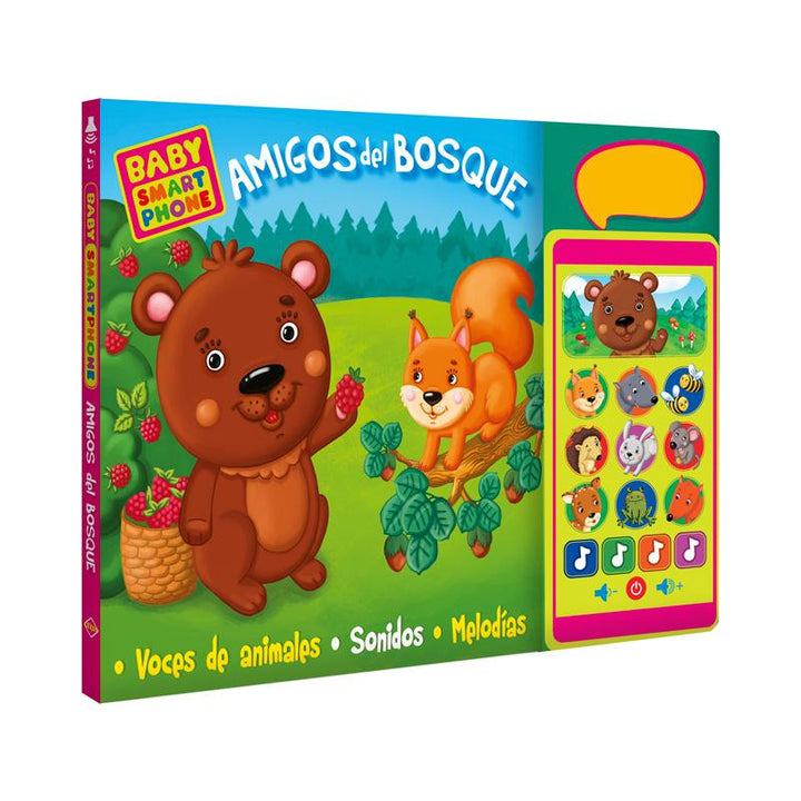 Libro Infantil Interactivo Amigos Del Bosque niños