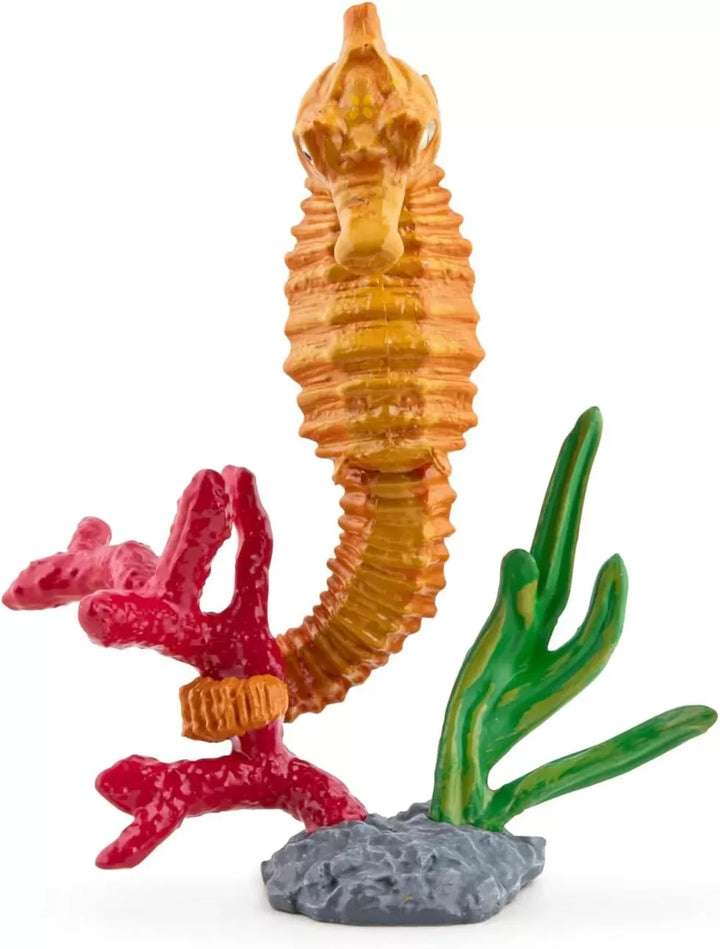 Figura Coleccionable Caballito De Mar Pintada A Mano