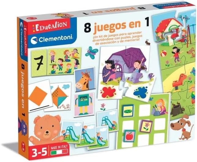 Juego Didáctico 8 Actividades Para Niños