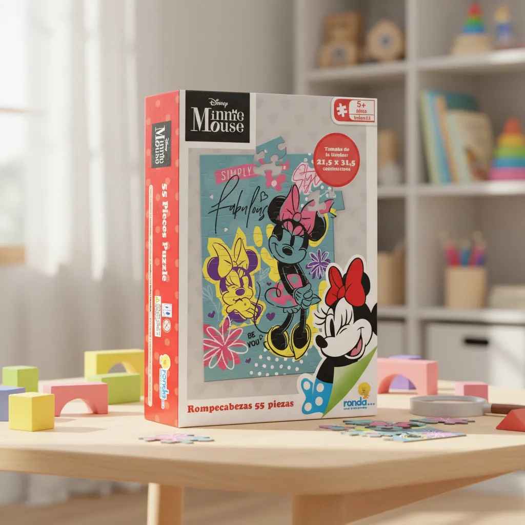 Rompecabezas Minnie Mouse 55 Piezas Niños