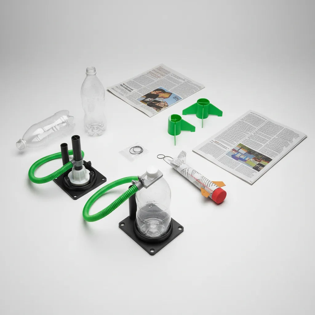 Experimento Juguete Cohete Ecológico