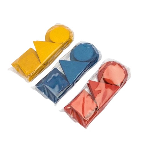 Juego Bloques Lógicos De Madera Colores Para Niños
