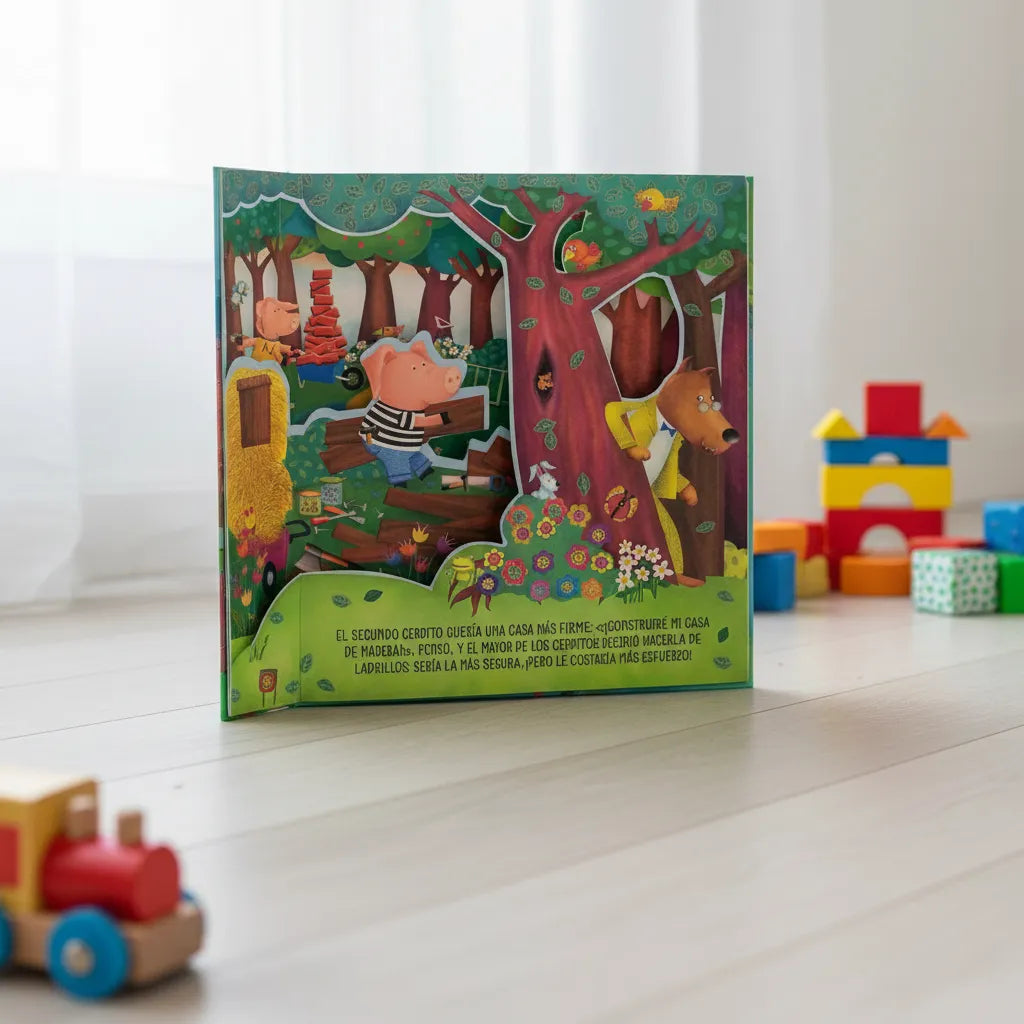 Libro Pop Up Los Tres Cerditos