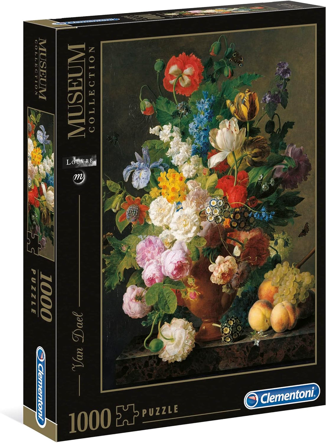 Rompecabezas  1000 Piezas Obra Van Dael Jarrón Con Flores