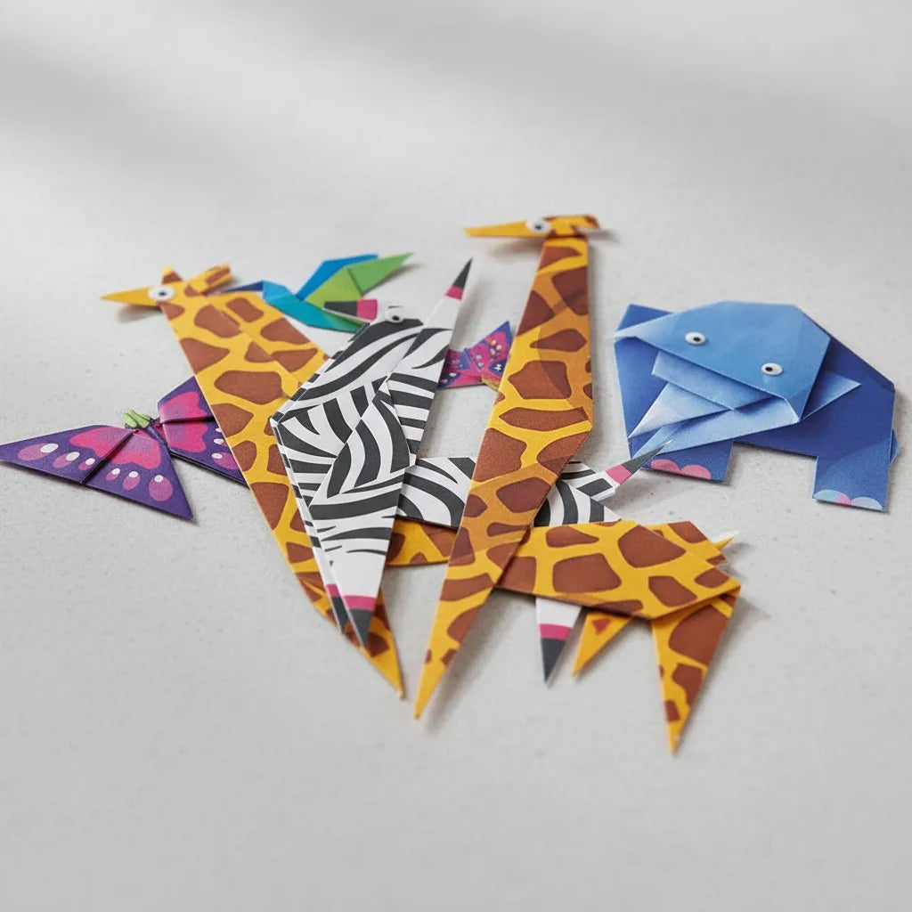 Juego De Arte Y Manualidades Origami Animales