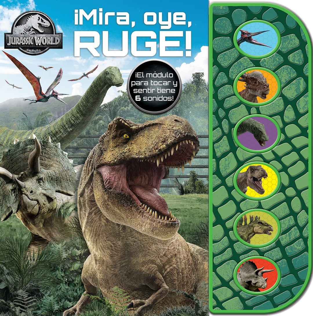 Libro Con Sonidos De Jurassic World Para Niños