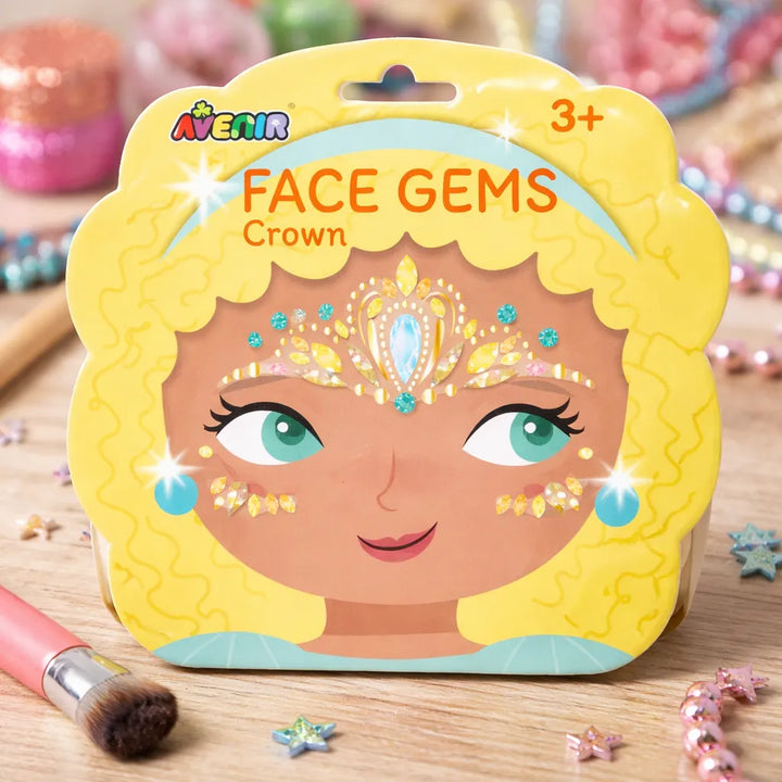 Juego Gema Adhesivas Corona Para Niños