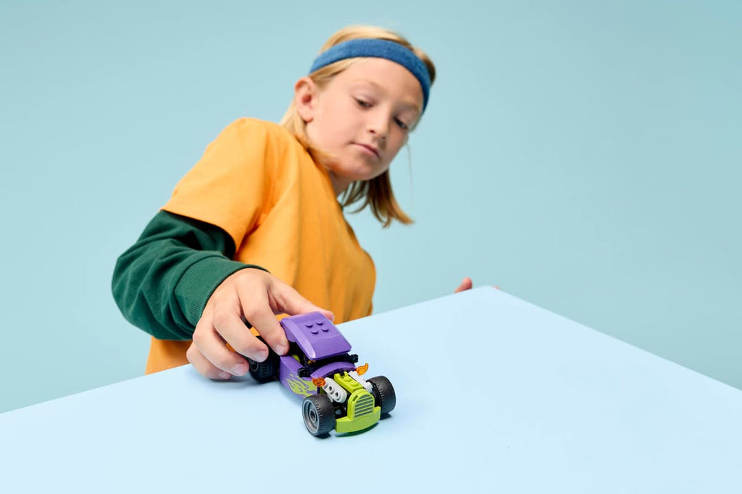 Juego De Construcción City Hot Rod 81 Piezas Para Niños