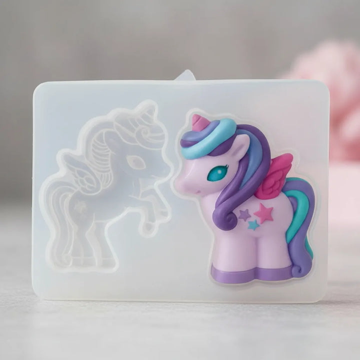 Kit Creativo Moldea Y Pinta Unicornios 3d Para Niñas
