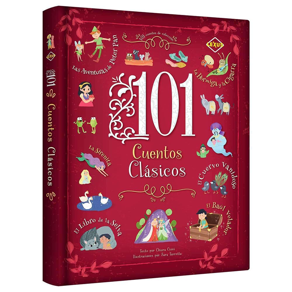 Libro Infantil 101 Cuentos Clásicos Para Niños