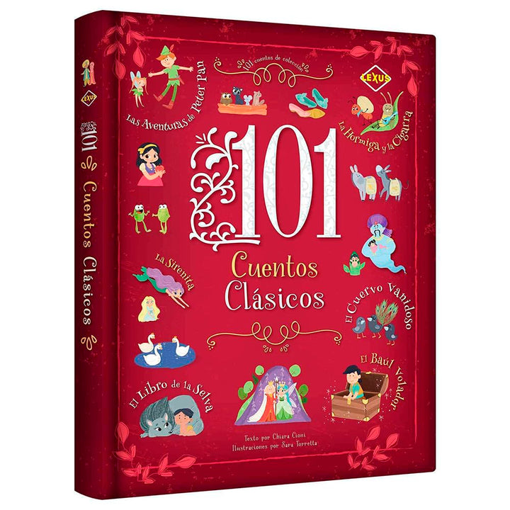 Libro Infantil 101 Cuentos Clásicos Para Niños