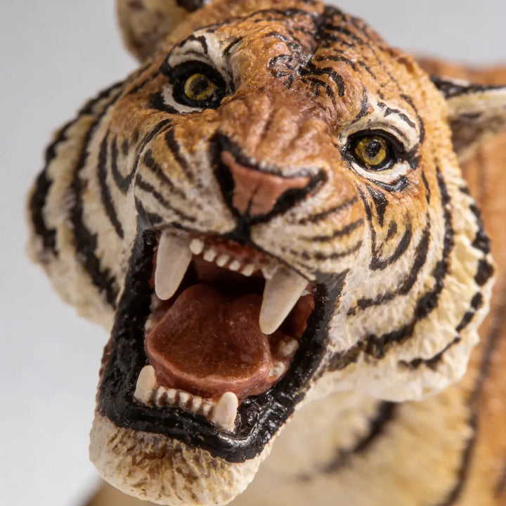 Figura De Colección Tigre Pintado A Mano Papo Para Niños