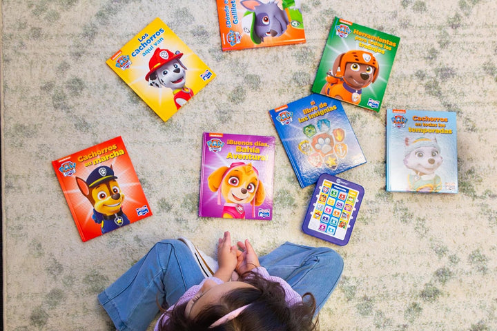 Libro Paw Patrol Lector Electrónico Biblioteca 8 Libros Niños