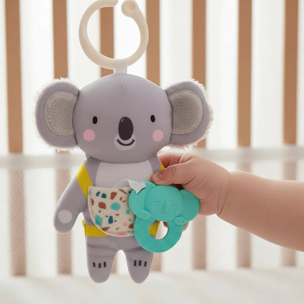 Koala Sensorial Sonajero Para Bebe
