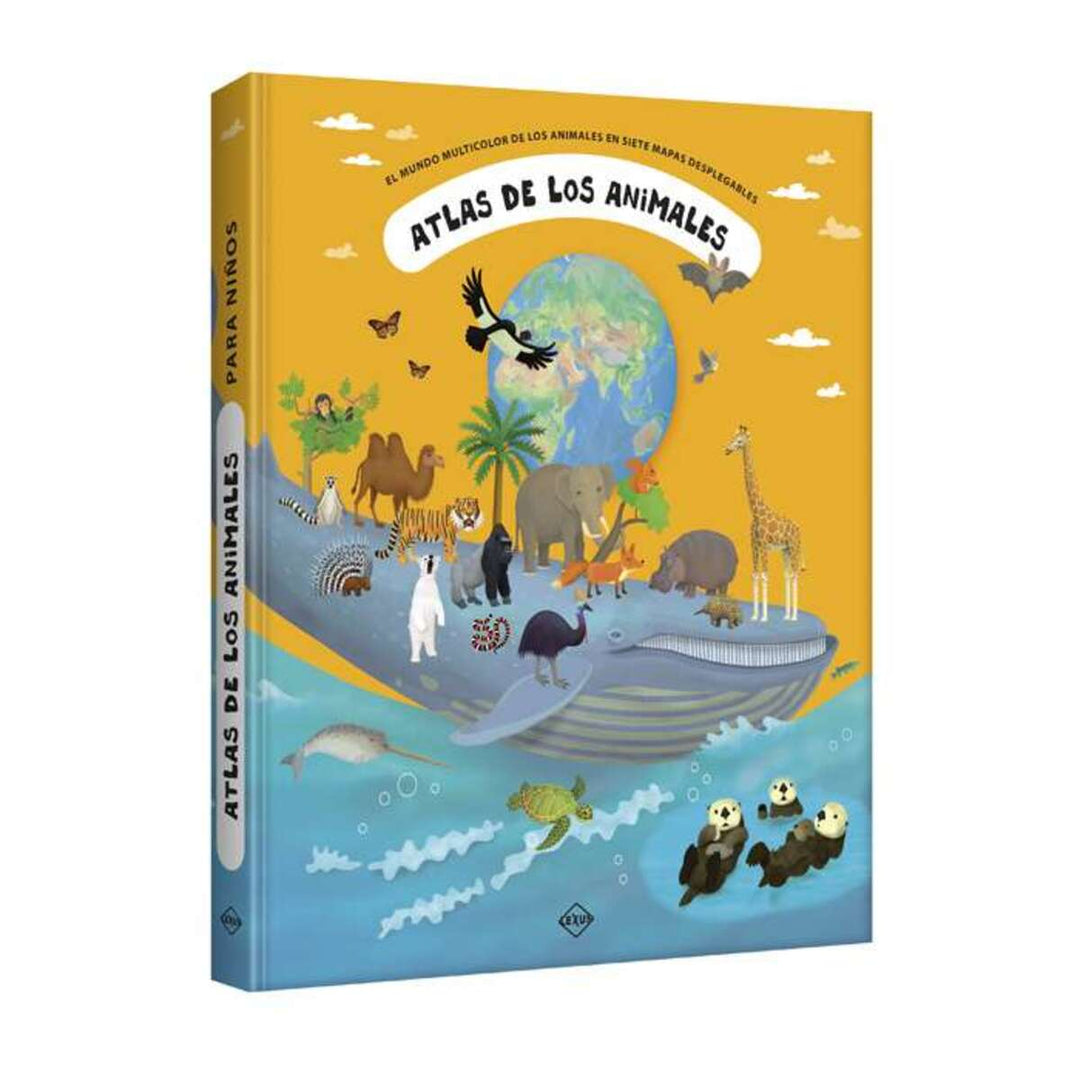 Libro Infantil Atlas De Animales Niños
