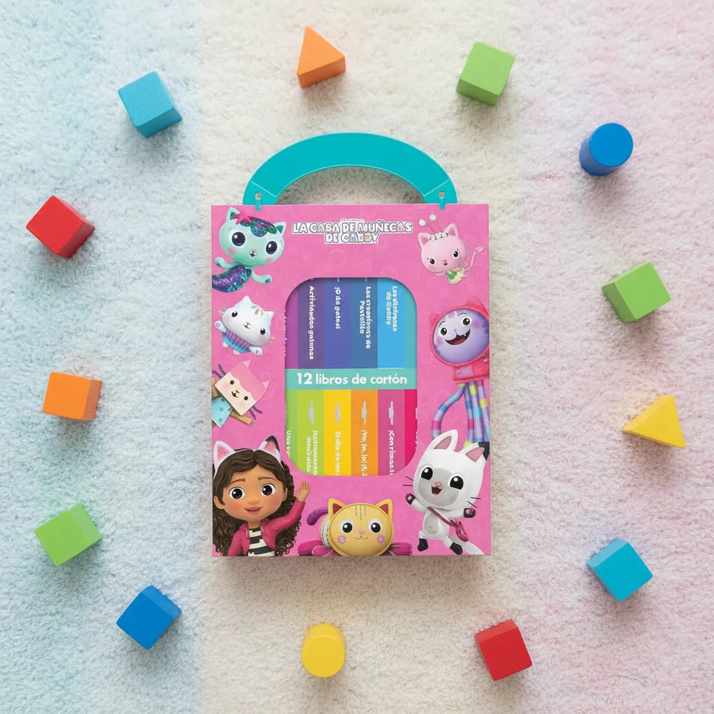 Set De 12 Libros Gabbys Dollhouse Para Niños