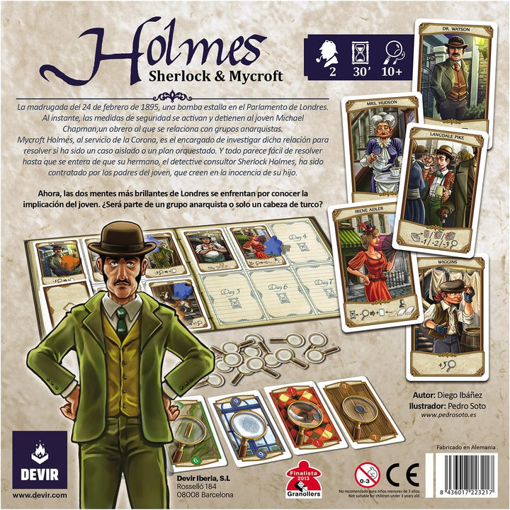 Juego Holmes Sherlock Y Mycroft  Adultos
