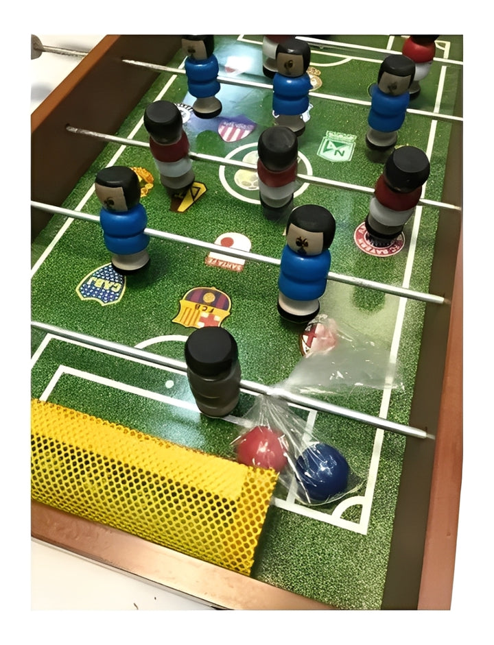 Juego Futbolín De Mesa De Madera para Niños