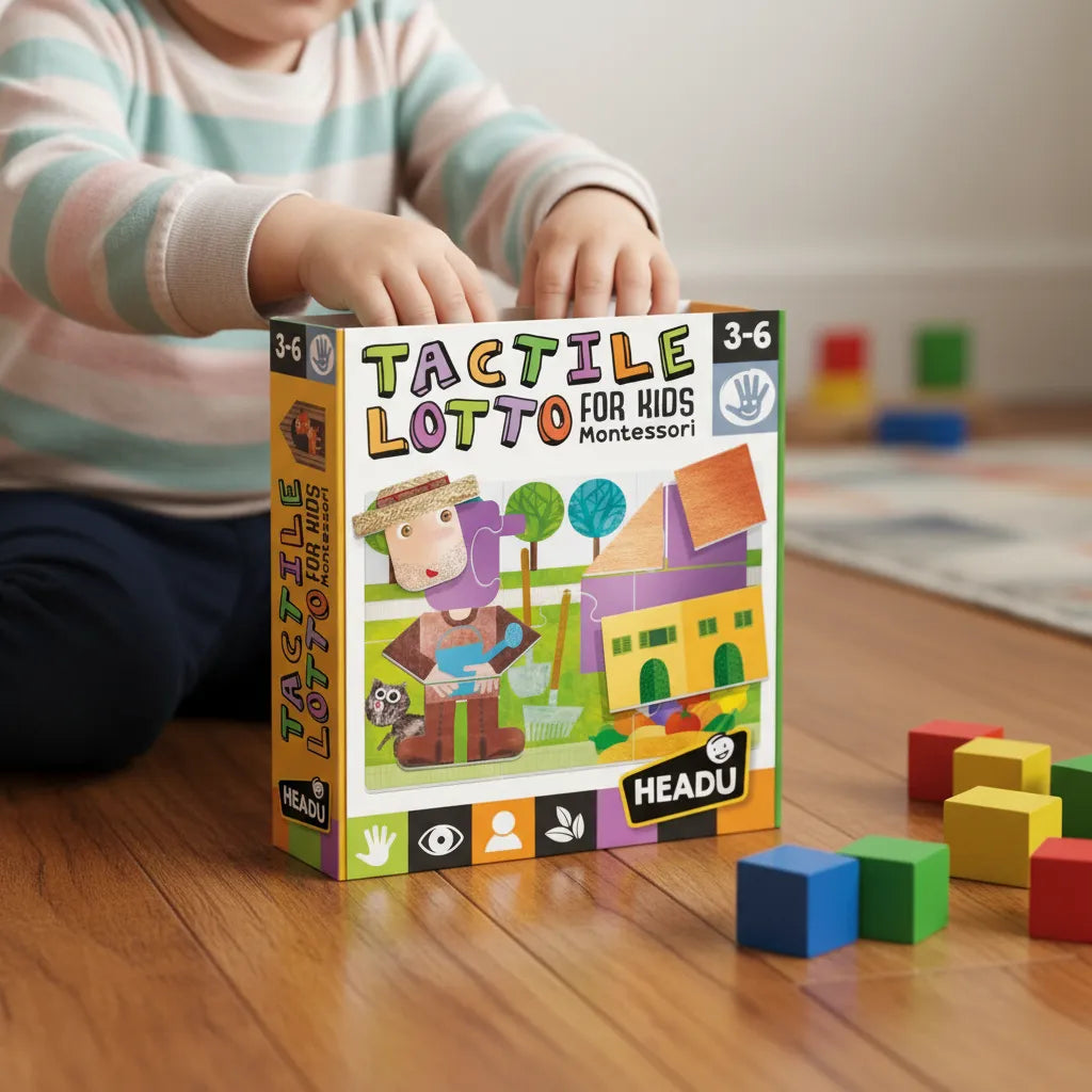 Juego Montessori Loteria Tactil
