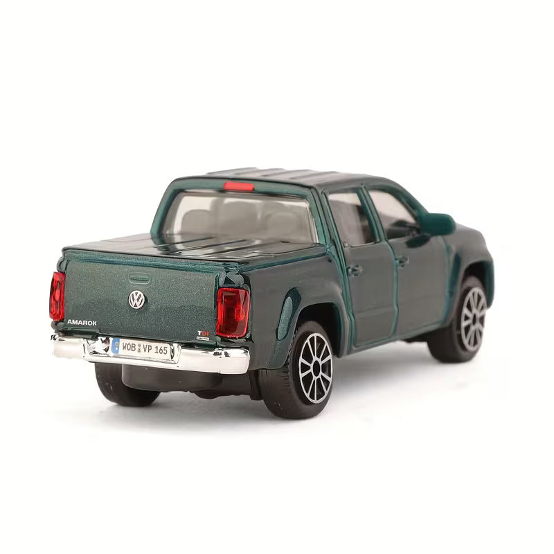 Carro A Escala 1/36 Bburago Vokswagen Amarok Verde