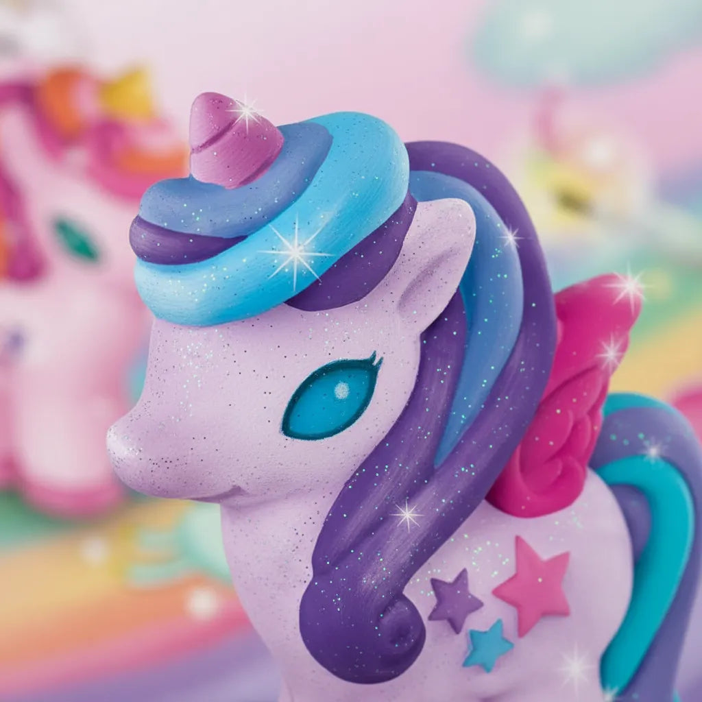Kit Creativo Moldea Y Pinta Unicornios 3d Para Niñas