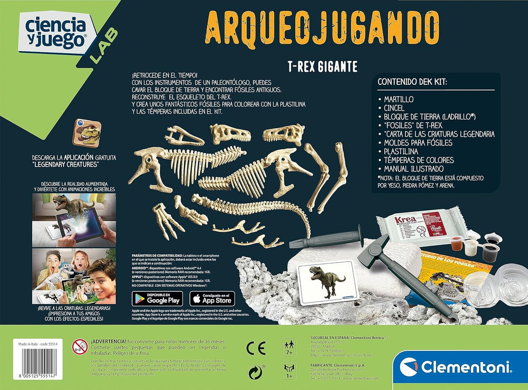 Juego Arqueojugando T-rex Gigante Niños