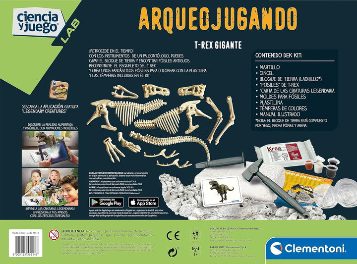 Juego Arqueojugando T-rex Gigante Niños