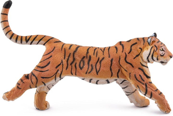 Figura Tigre Corriendo Pintada A Mano Papo