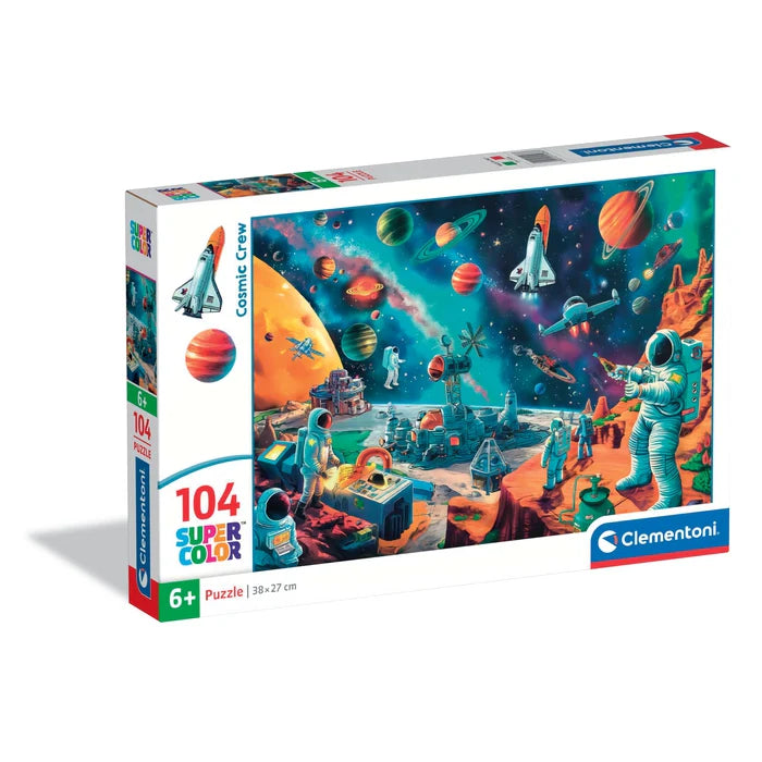 Rompecabezas 104 Piezas Cosmic Crew Clementoni Para Niños