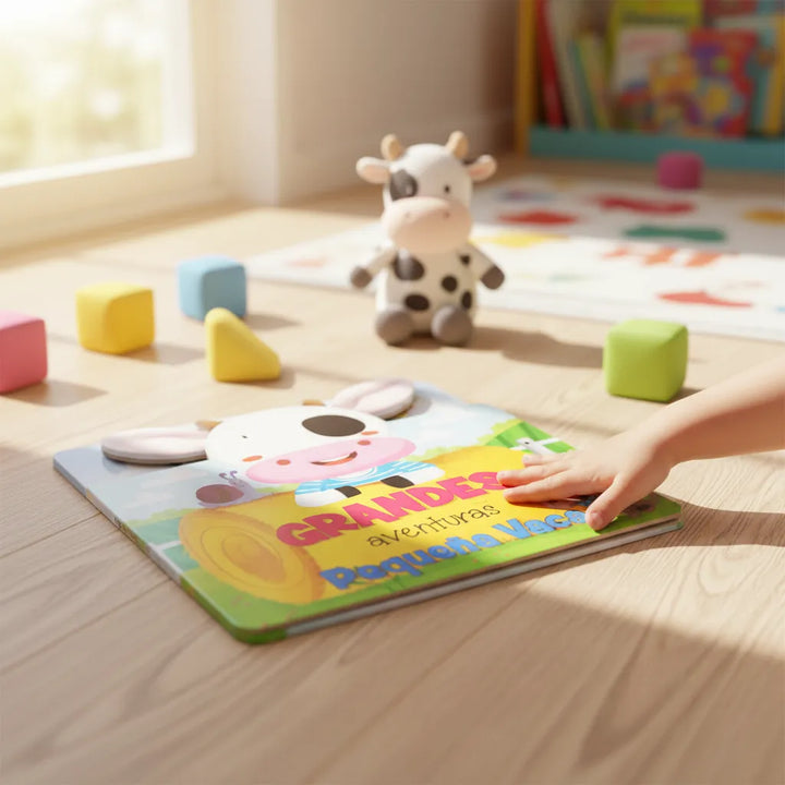 Libro Grandes Aventuras  La Pequeña Vaca Para Niños