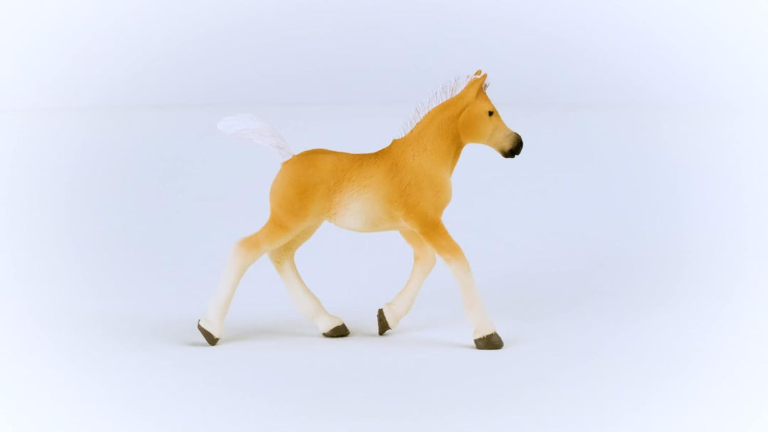 Figura Coleccionable Potro Haflinger Pintada A Mano
