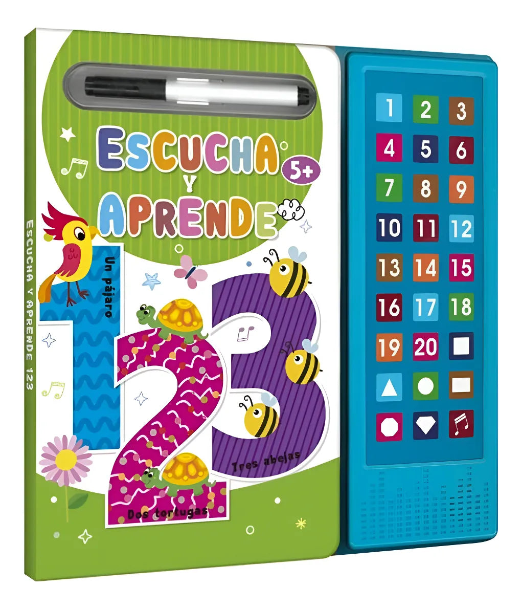 Libro Didactico Escucha Y Aprende 123
