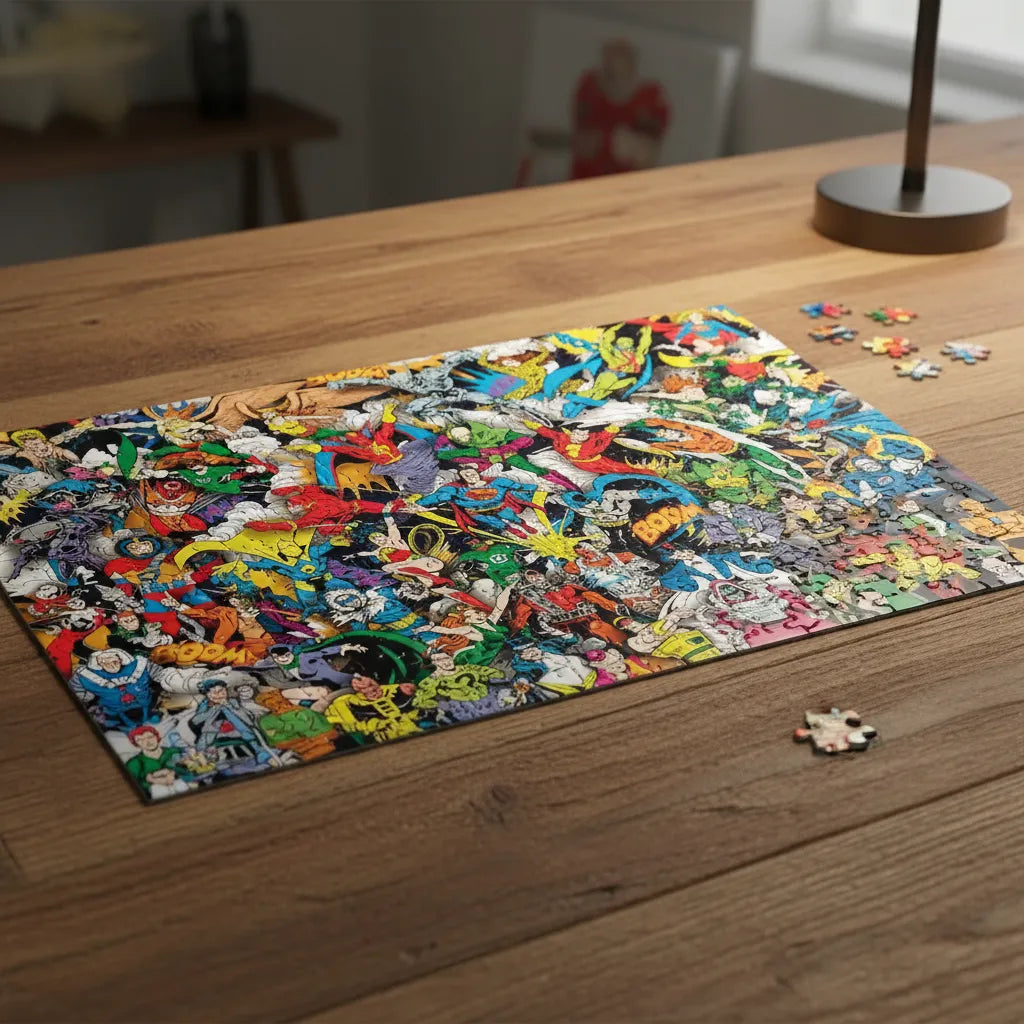 Rompecabezas 1000 Piezas Dc Comics Impossible Clementoni