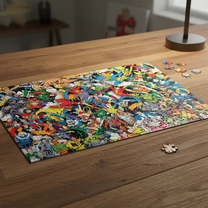 Rompecabezas 1000 Piezas Dc Comics Impossible Clementoni