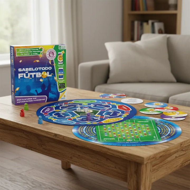 Juego De Mesa Sabelotodo Fútbol Para Niños