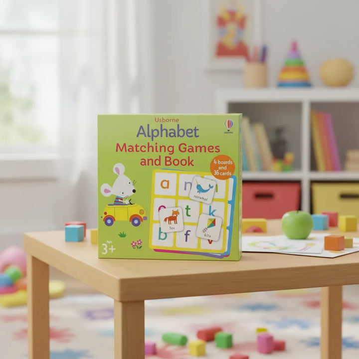 Juego Y Libro Para Emparejar Letras Del Alfabeto Para Niños