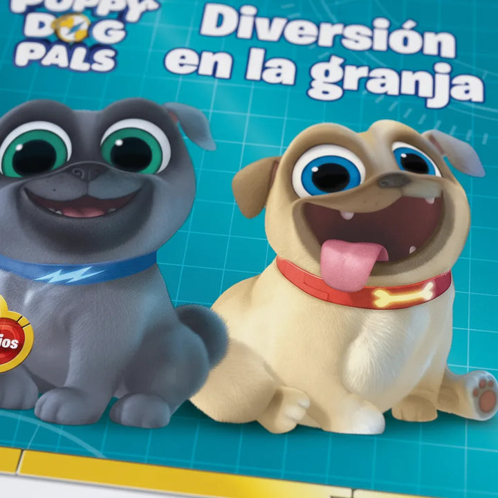 Libro En La Granja Con Puppy Dog Pals Linterna Mágica