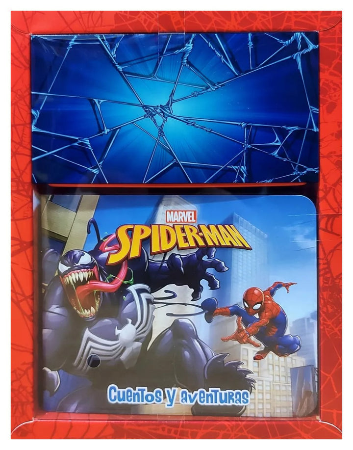 Libro Infantil Spiderman 4 Figuras Para Niños