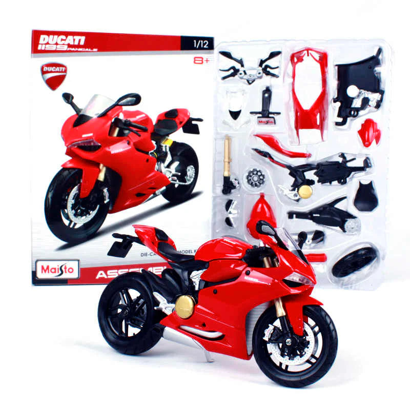 Moto Armable Escala 1/12 Maisto Ducati 1199 Panigale Rojo