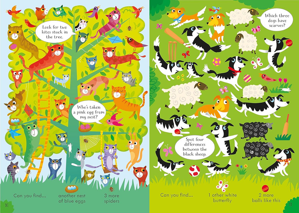 Libro Didáctico Búsqueda Animales Domésticos Para Niños