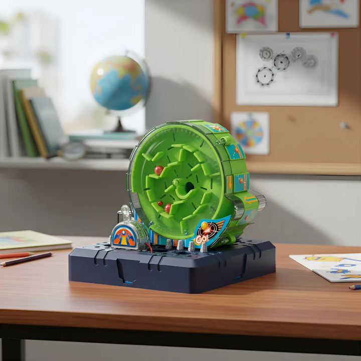 Experimento STEM Laberinto En Espiral Para Niños