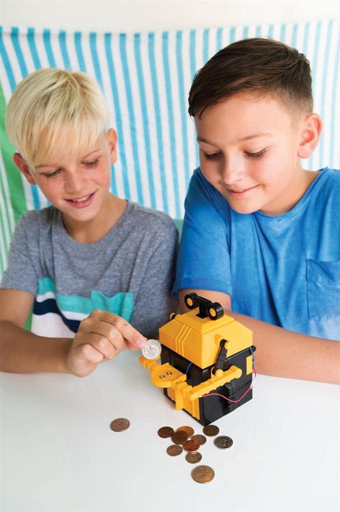 Juego Experimento Robot Didáctico Alcancía Para Niños