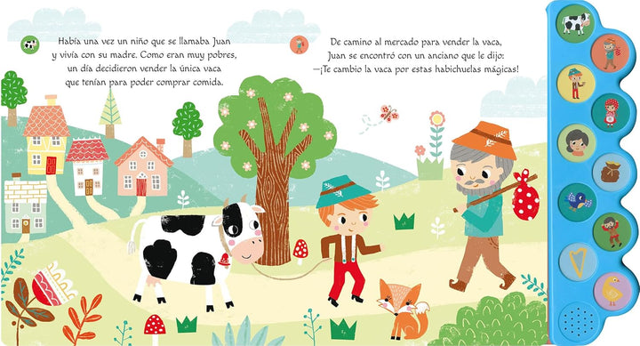 Libro De Sonidos Jack Y Los Frijoles Mágicos Para Niños
