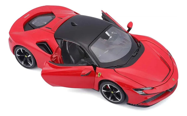 Carro A Escala Ferrari Sf90 Con Luces y Sonido