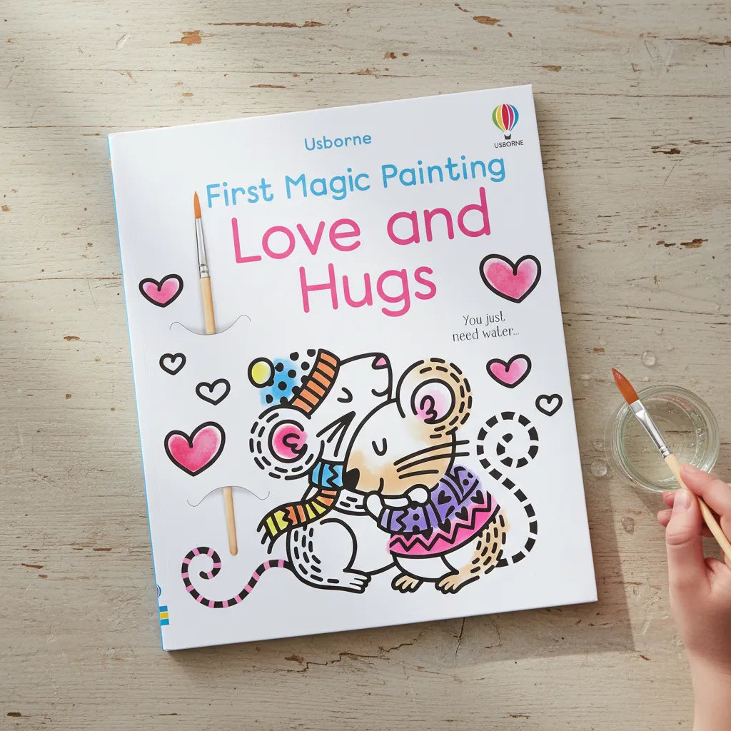 Libro Primer Cuadro Mágico Amor Y Abrazos Para Pintar Niños