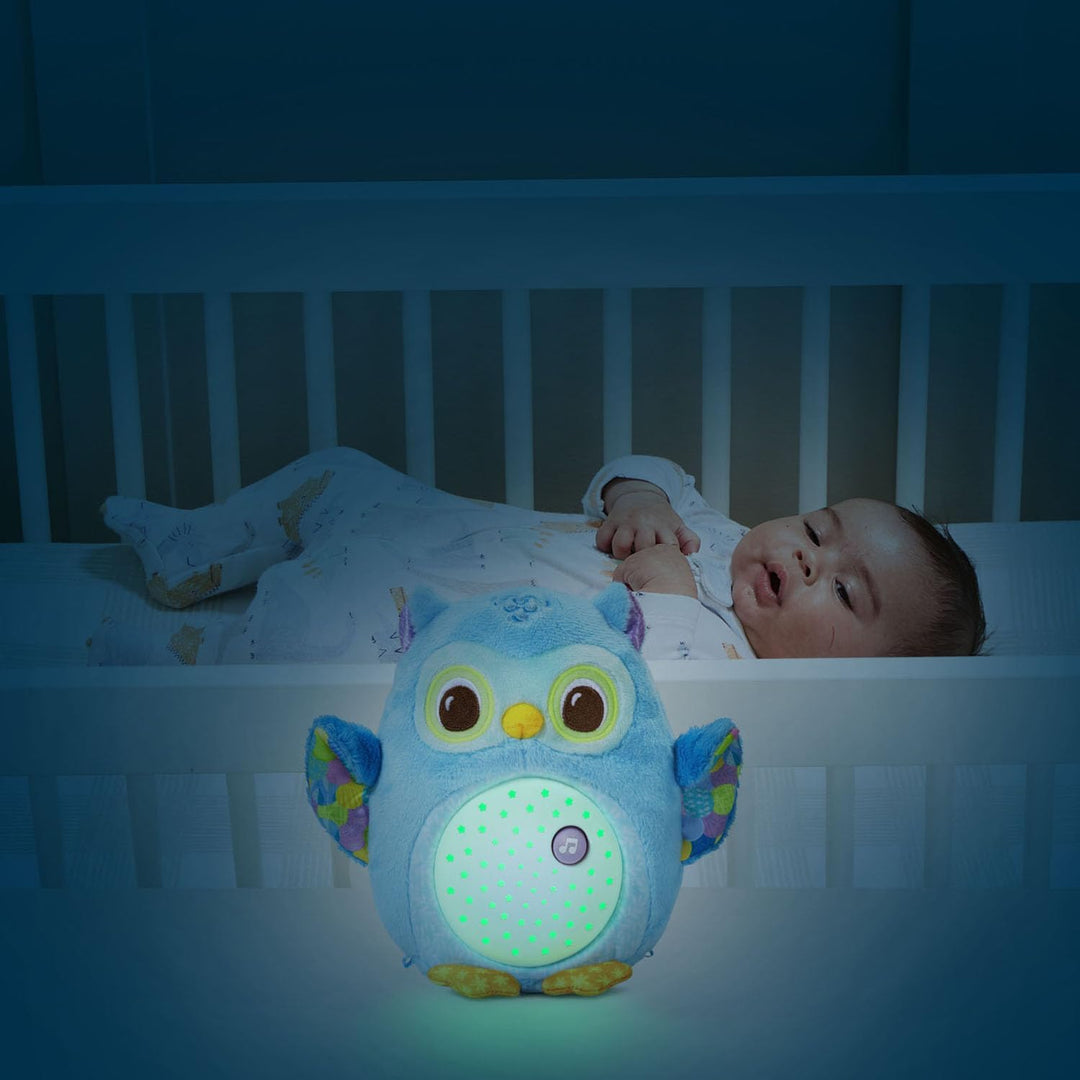 Proyector De Peluche Búho Luces Sonido bebé