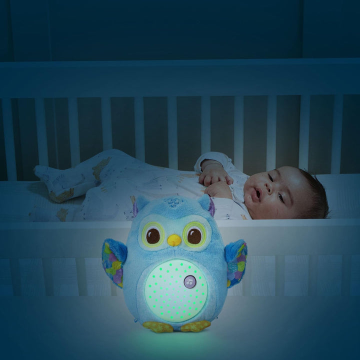 Proyector De Peluche Búho Luces Sonido bebé